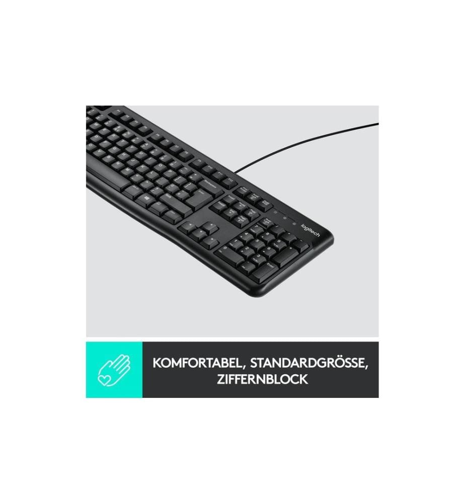 LOGITECH - Clavier K120 layout CH, filaire