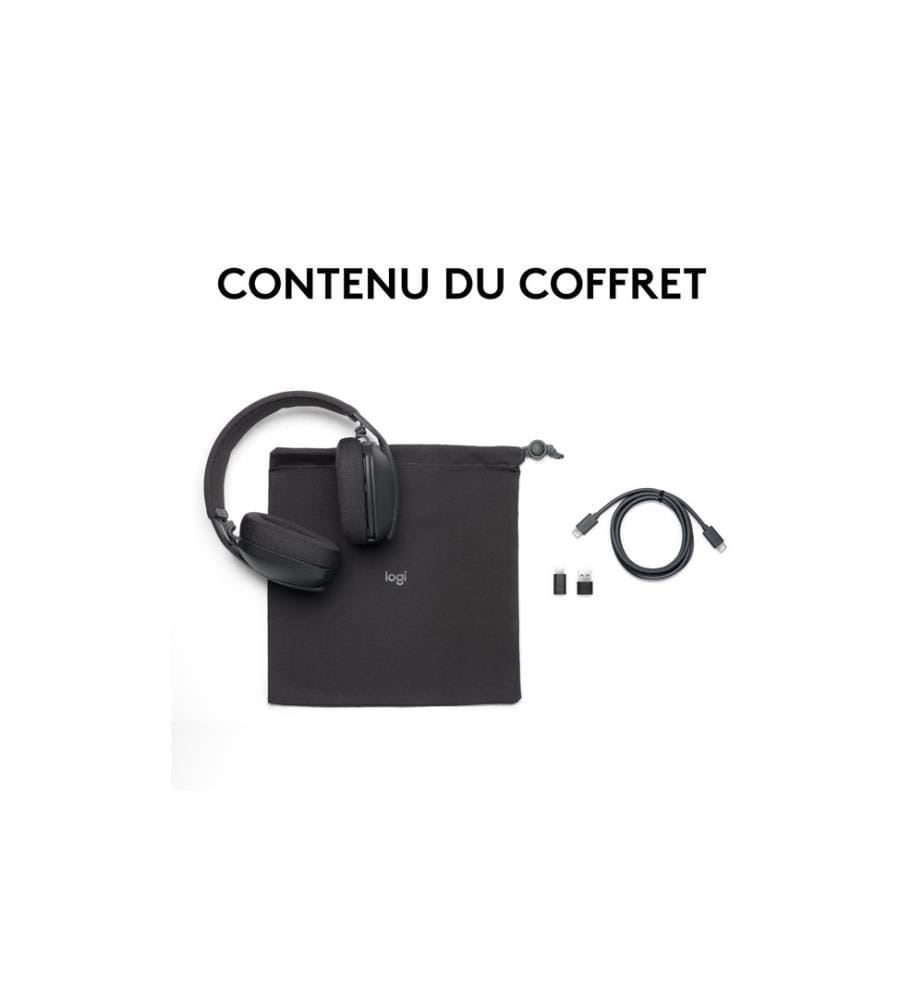 LOGITECH - Casque Zone Vibe Wireless Teams Bluetooth
