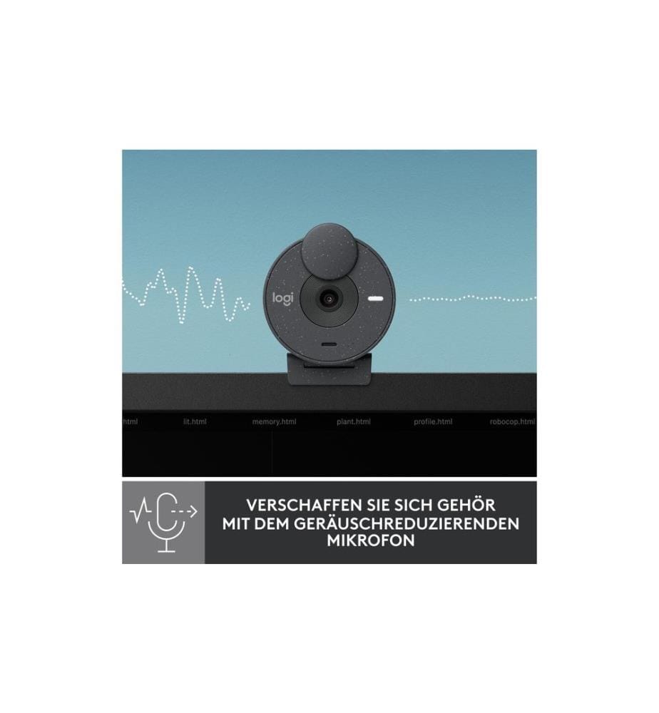 LOGITECH - Webcam Brio 300 Graphite