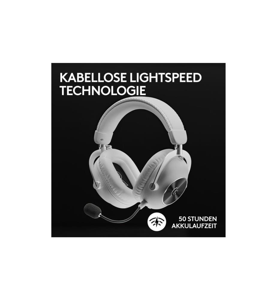 LOGITECH - Headset G Pro X 2 Wireless Lightspeed Gaming Weiss