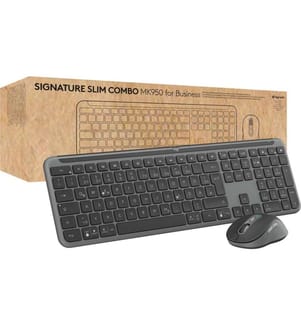 LOGITECH - Ensemble clavier-souris MK950 Signature Slim Combo for Business