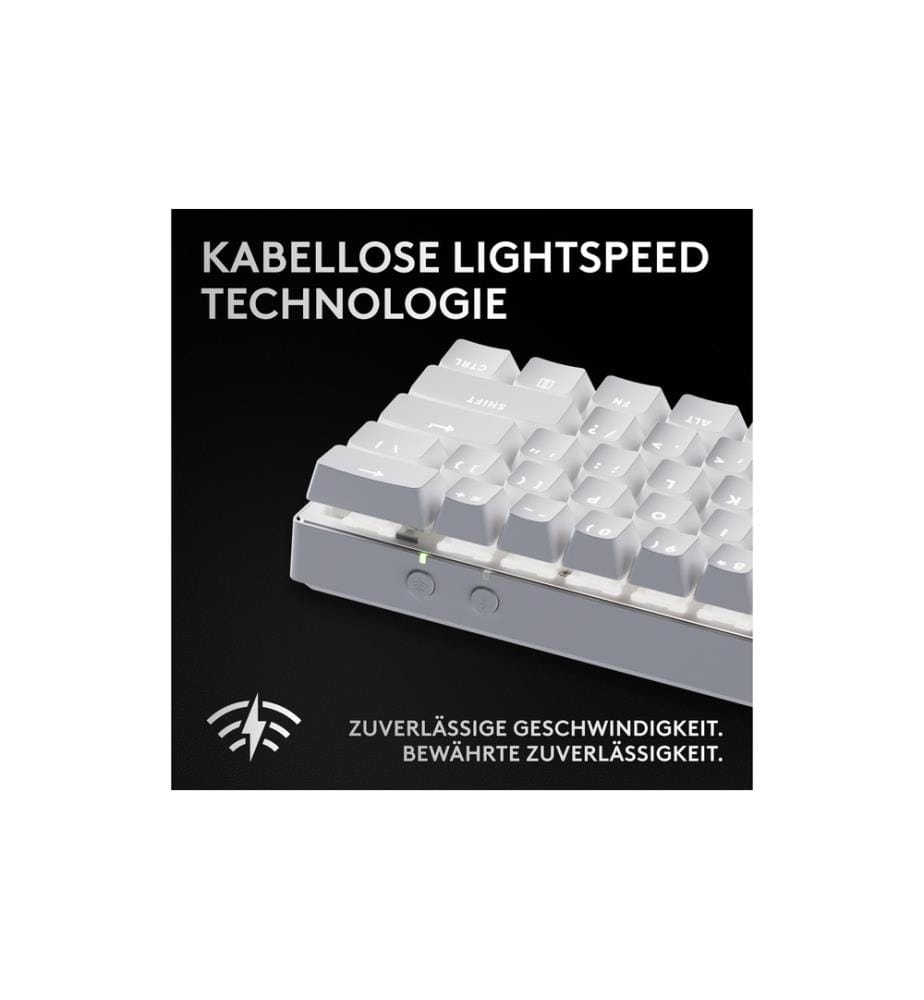 LOGITECH - Clavier de gaming Pro X 60 Lightspeed White