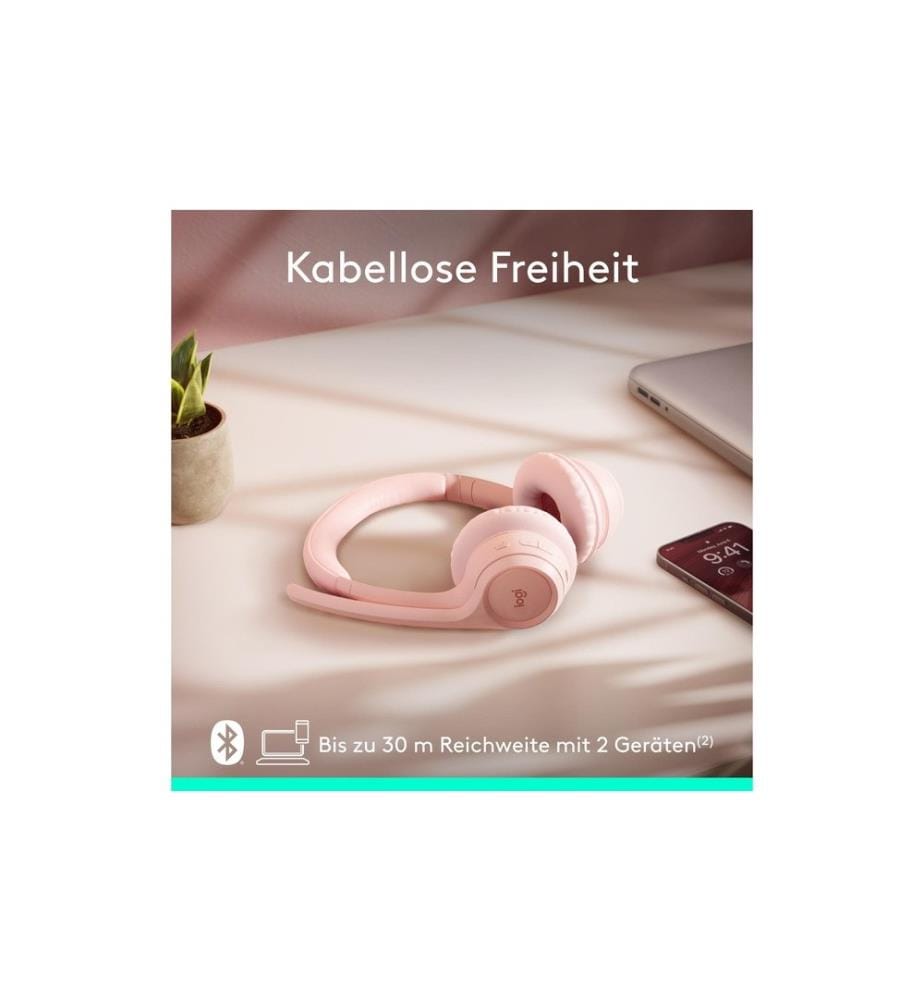 LOGITECH - Casque Zone 300 Rose