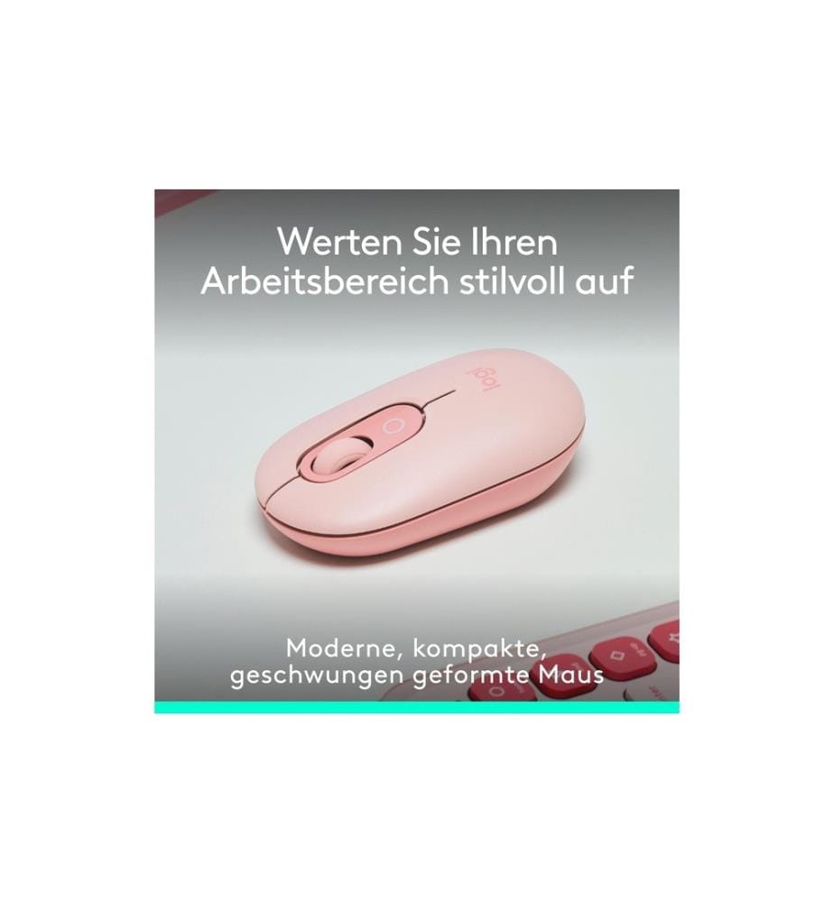 LOGITECH - POP Mouse Rose
