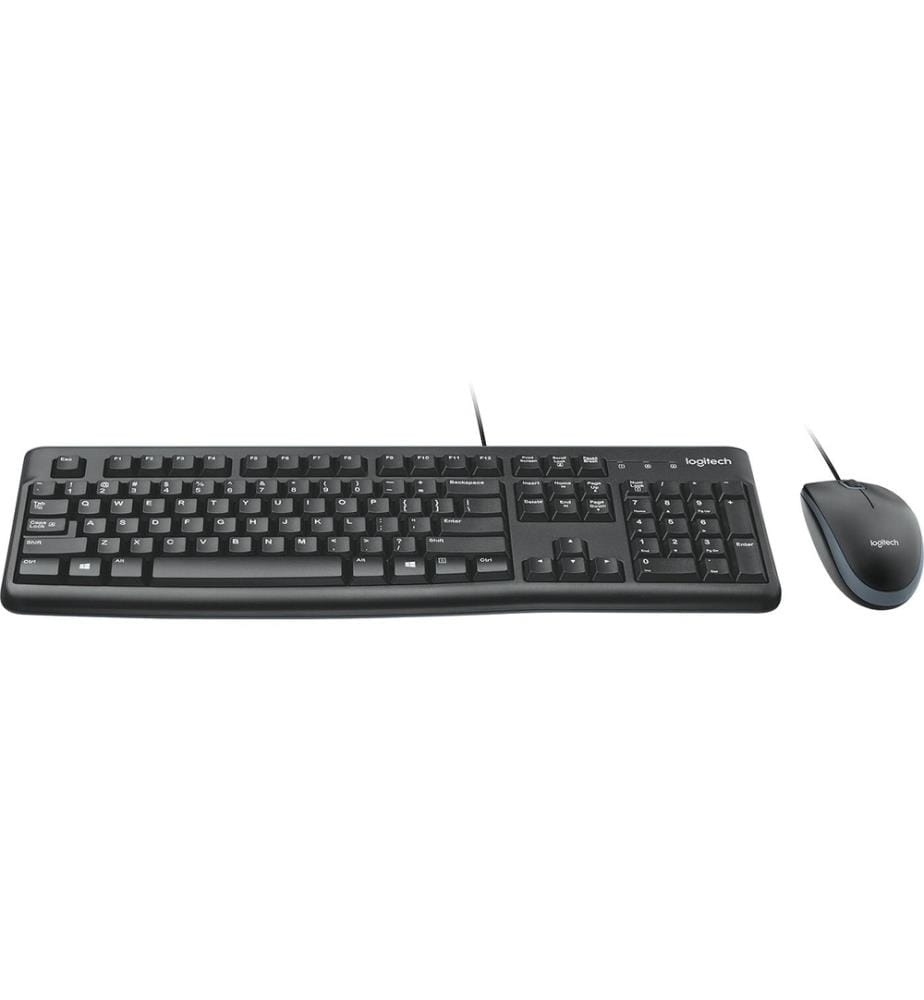 LOGITECH - Ensemble clavier-souris Ordinateur de bureau MK120