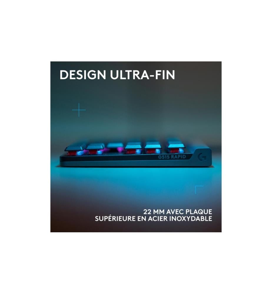 LOGITECH - Clavier de gaming G515 RAPID TKL