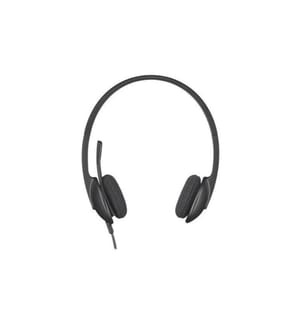 LOGITECH - Écouteurs H340 USB Stereo Noir