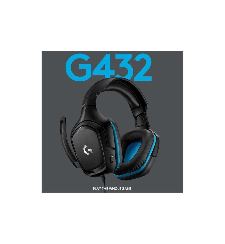 LOGITECH - Écouteurs G432 7.1 Surround Noir
