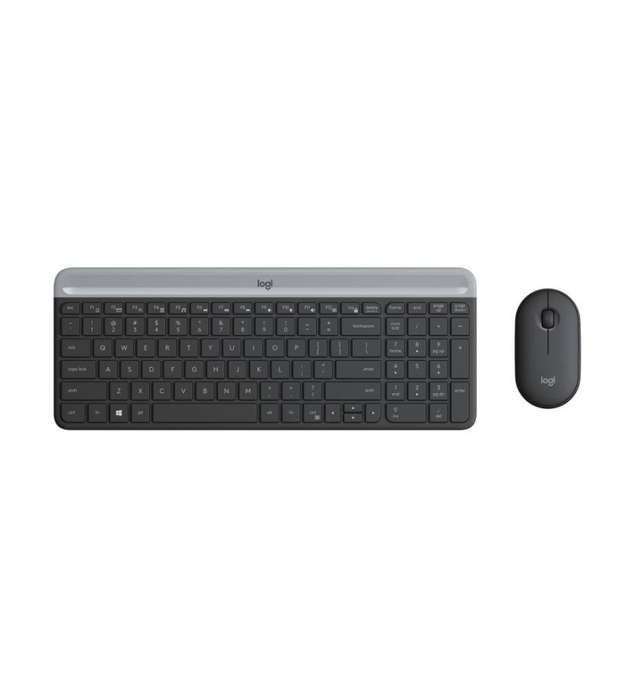 LOGITECH - Ensemble clavier-souris MK470 Graphite