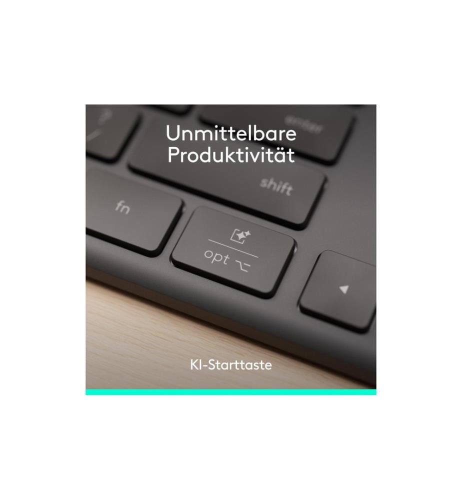 LOGITECH - Clavier Slim Solar+ K980 Business Clavier CH