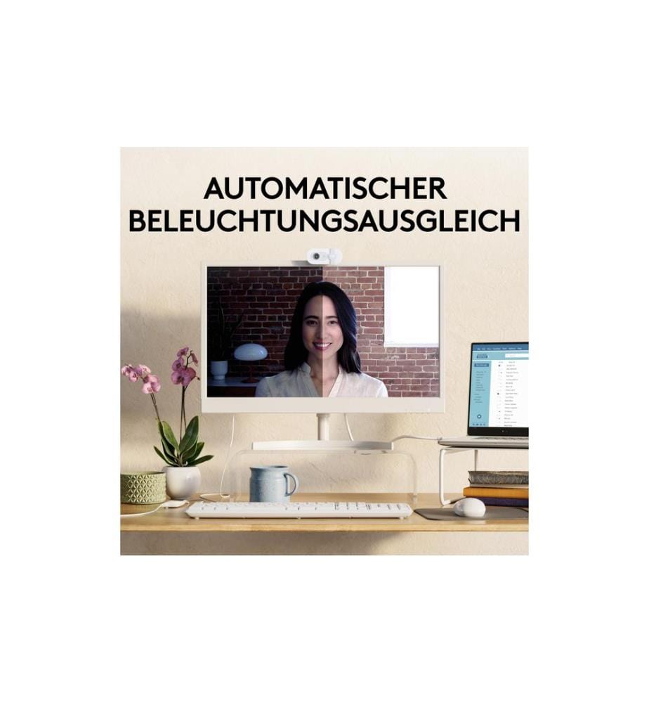 Logitech Brio 100 Weiss