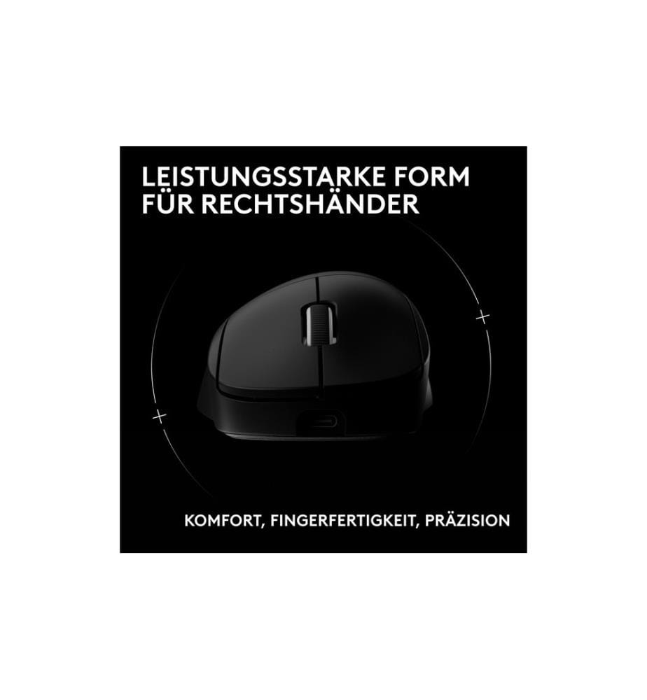 Logitech Gaming-Maus Pro X Superlight Dex Schwarz