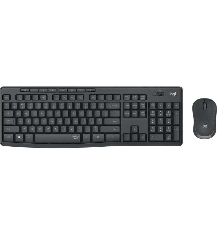 Logitech Tastatur-Maus-Set MK295 Graphite US-Layout
