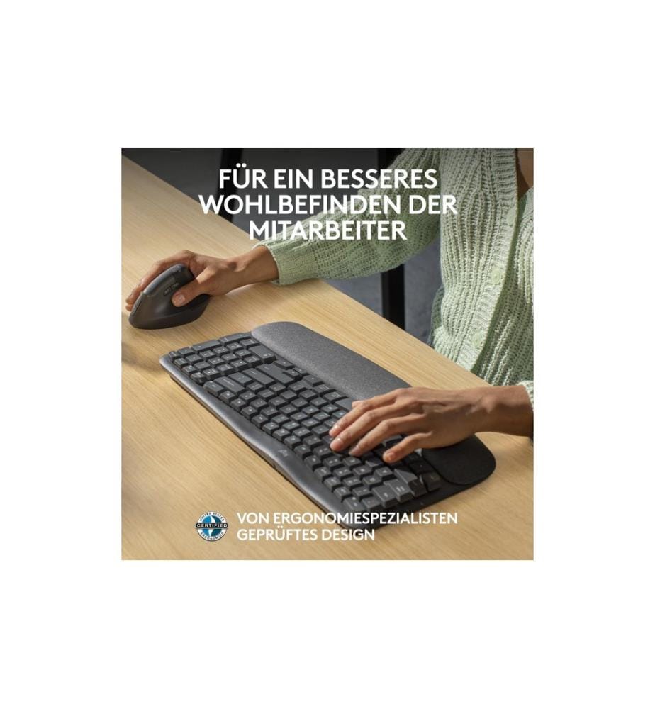 Logitech Tastatur Wave Keys for Business