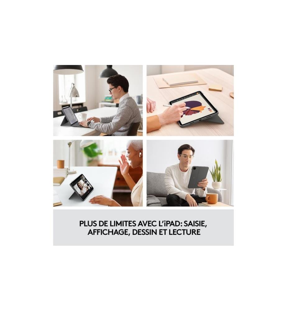 Logitech Tablet Tastatur Cover Combo Touch iPad Pro 11' 1.-4. Gen
