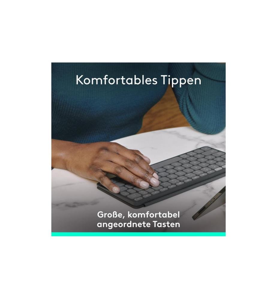 Logitech Tastatur Keys-To-Go 2 Apple Graphite