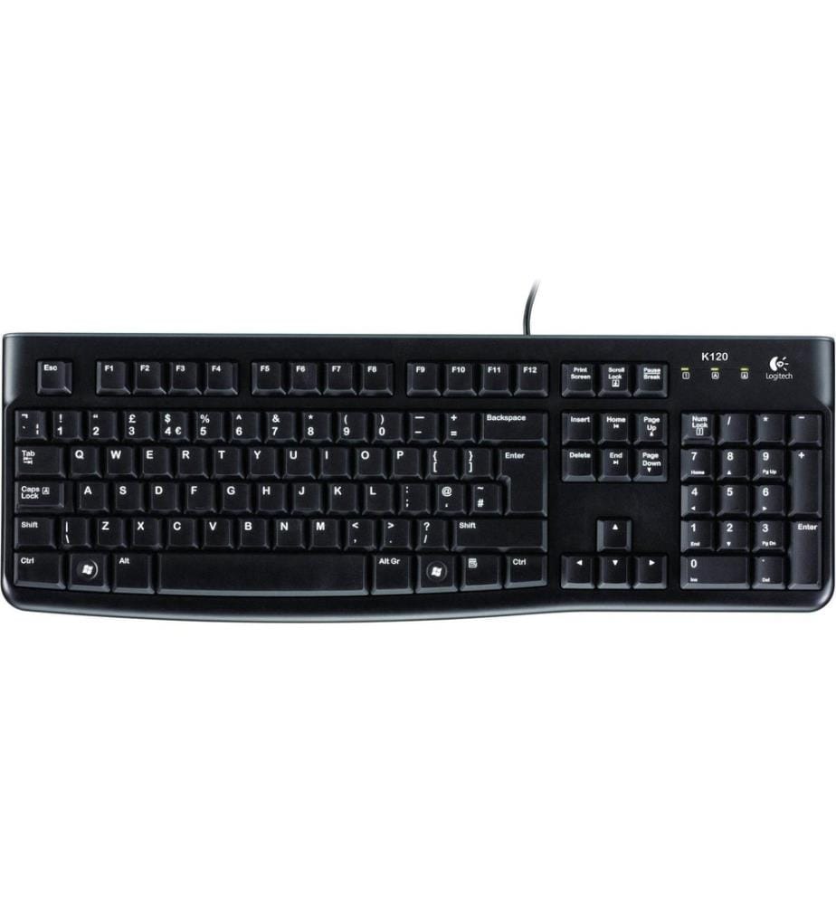 Logitech Tastatur K120 Business US-Layout