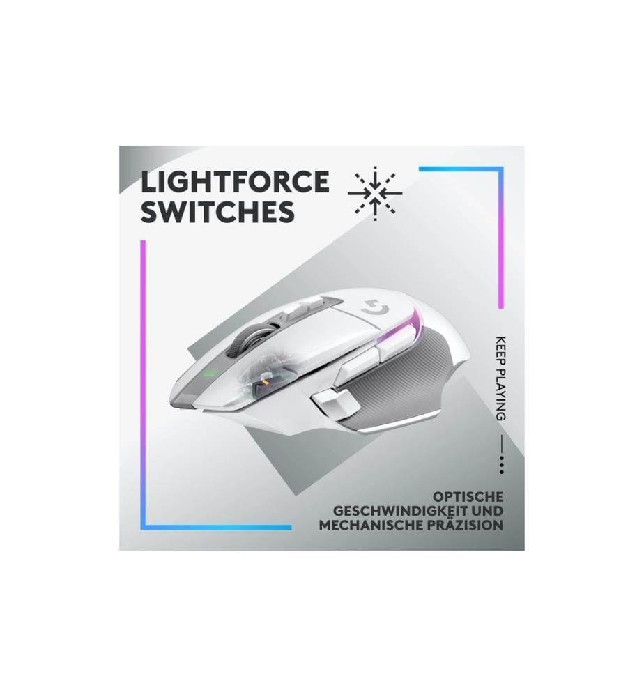 Logitech Gaming-Maus G502 X Plus Weiss
