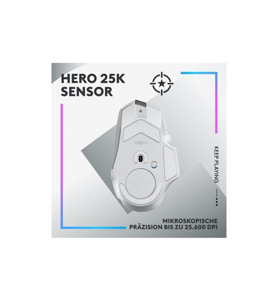 Logitech Gaming-Maus G502 X Plus Weiss