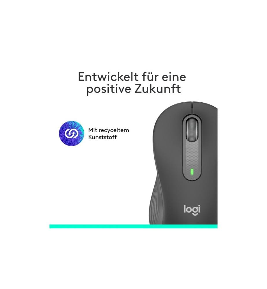 Logitech Maus Signature M650 L left Graphite
