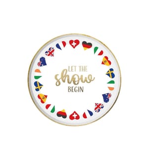 Braun + Company Assiettes jetables Drapeaux 10 Pièce/s