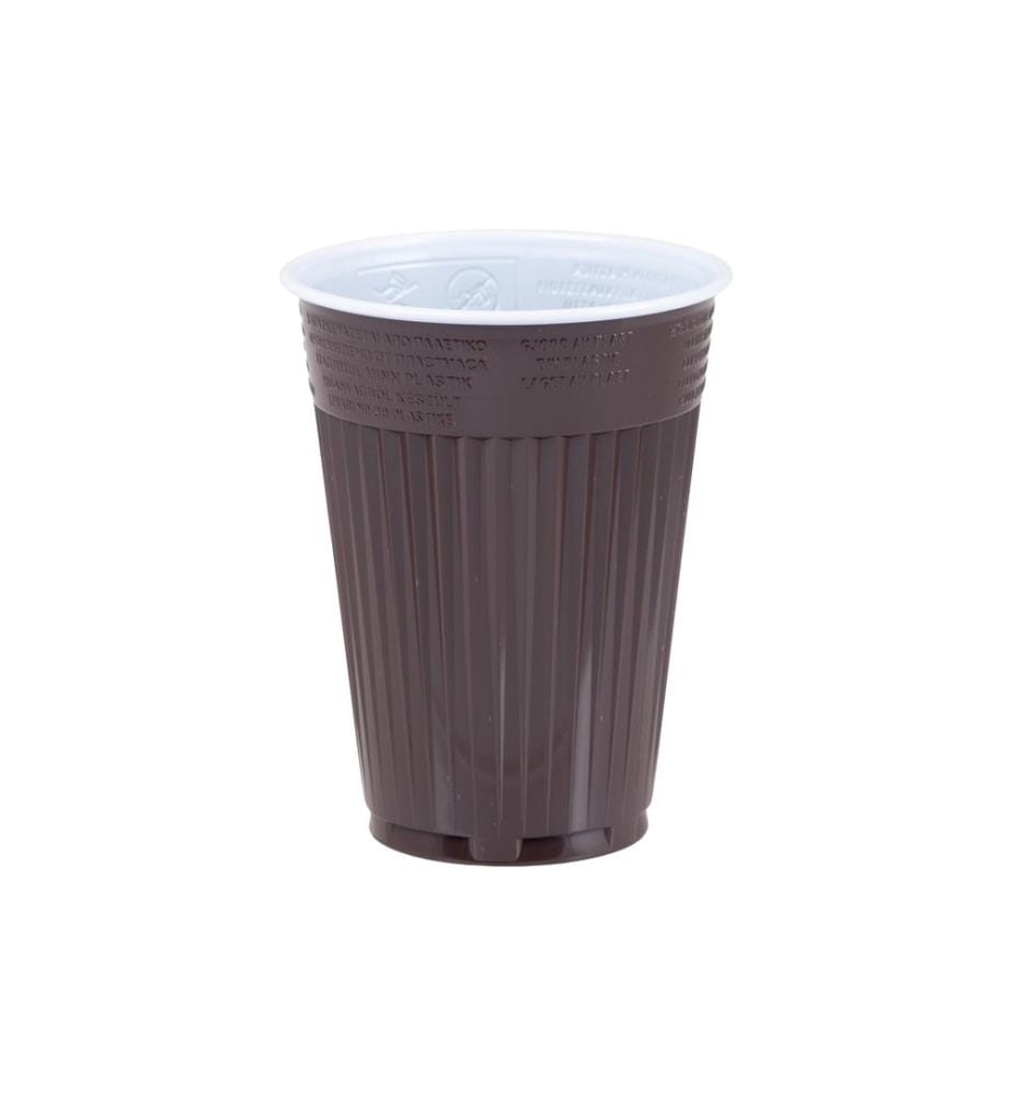 ELCO - Tasses à café jetables 1,8 dl 3000 Pièce/s, Brun