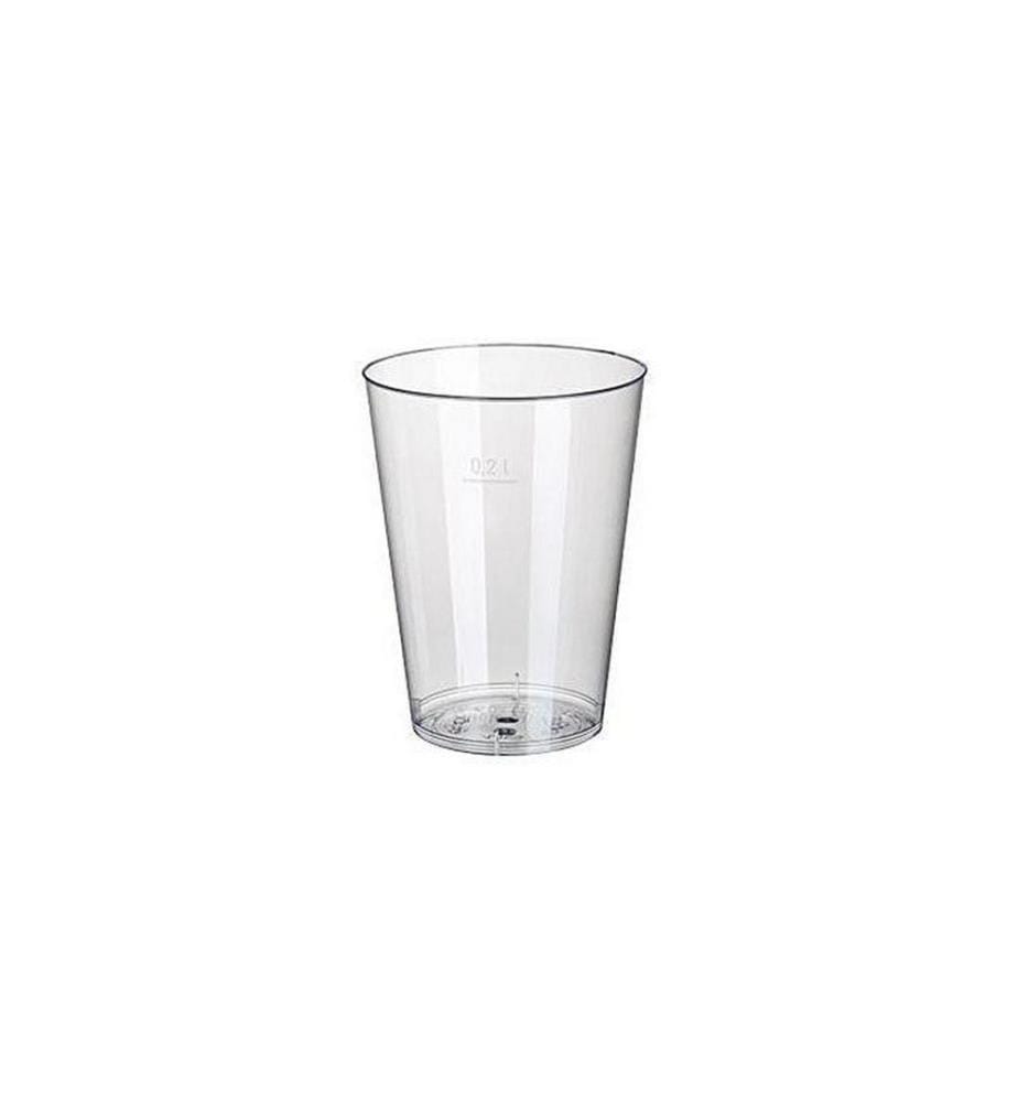 Papstar - Gobelets jetables Gobelet transparent PS 2 dl 10 Pièce/s