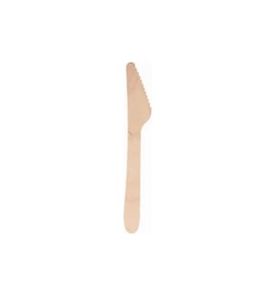 Papstar - Couteaux jetables Pure 25 Pièce/s Brun
