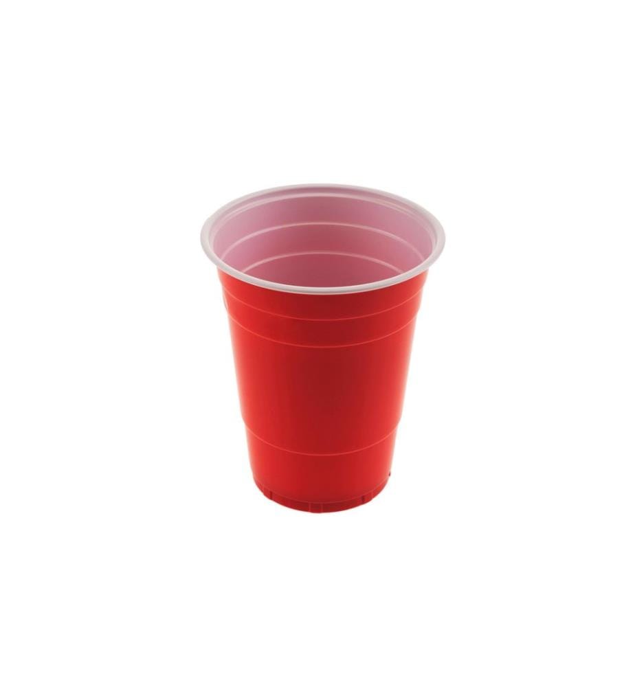 FTM - Gobelets jetables Beer Pong , 50 Pièce/s, Rouge