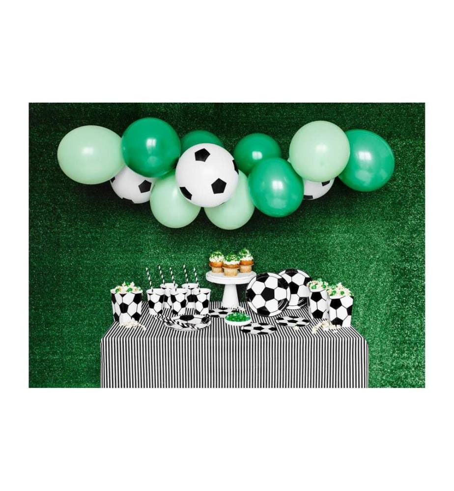 PARTYDECO - Coupelle à amuse-bouches Football 6 Pièce/s
