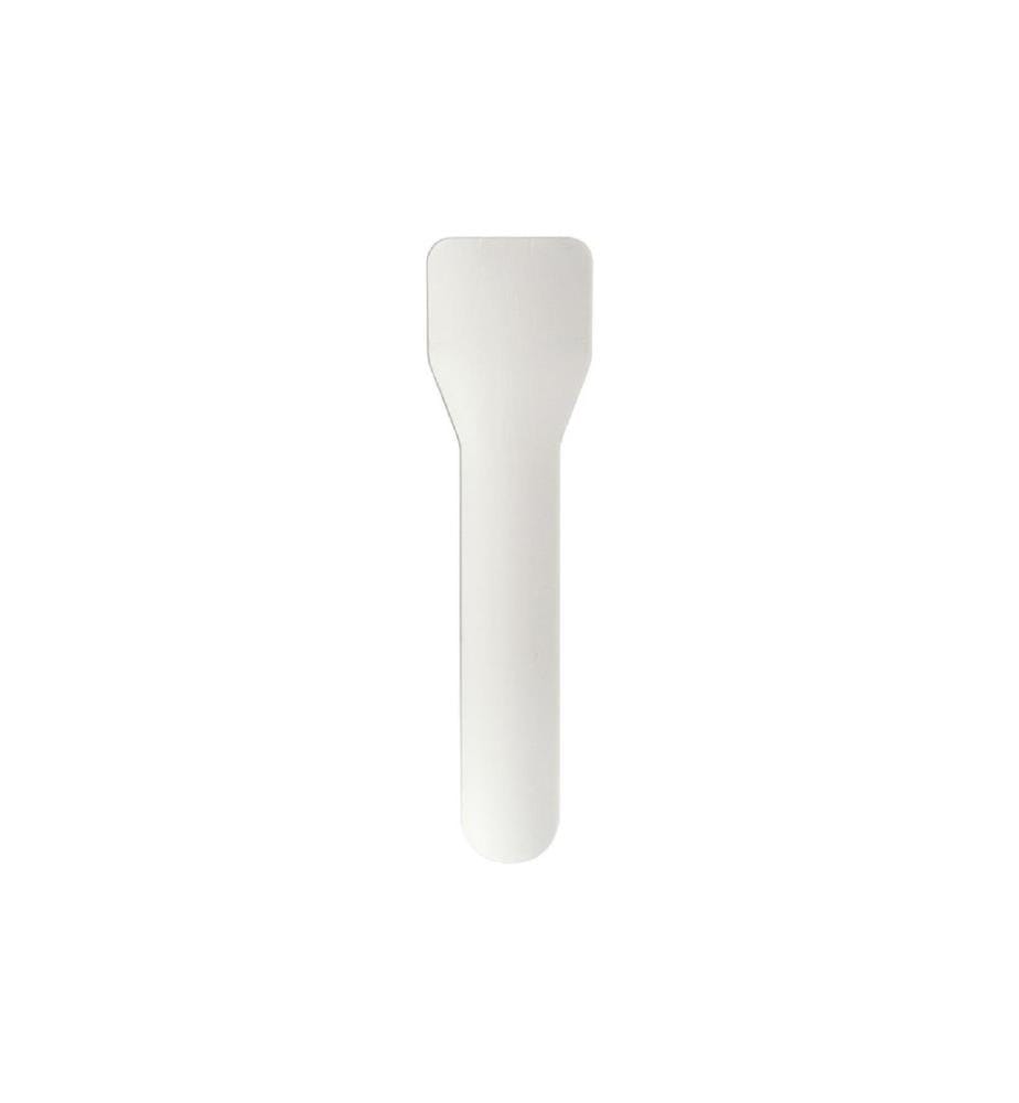 BIOPAK - Cucchiaio da gelato monouso Pluma, 9.5 cm, blanc, 100 pièces