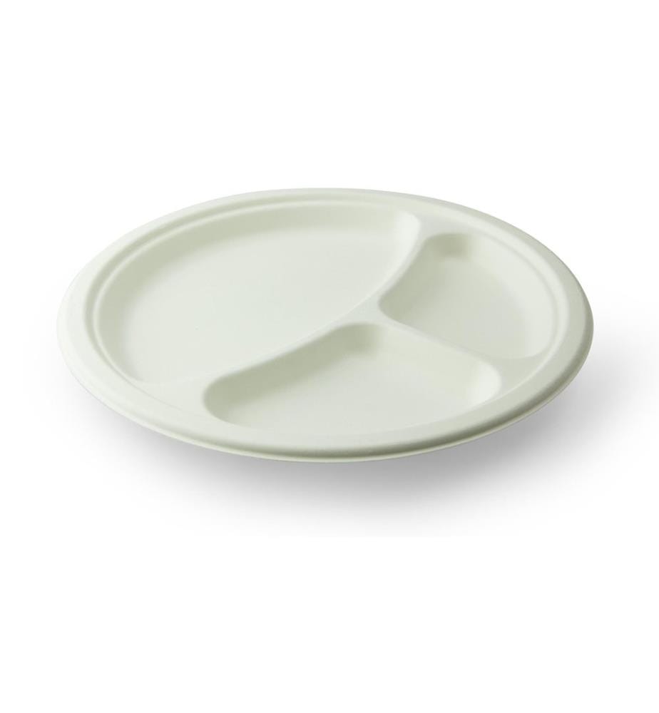 SIER - Assiettes jetables Mondial 25.8 cm, 40 Pièce/s, Blanc