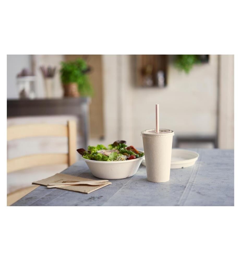 BIOPAK - Gobelets jetables Breeze 350 ml, 50 Pièce/s, Brun