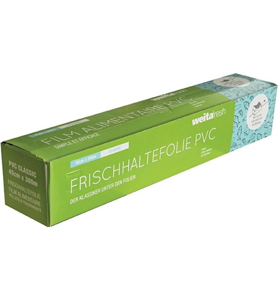 WEITA - Frischhaltefolie mit Slider 1 Stück, Transparent, 45 cm