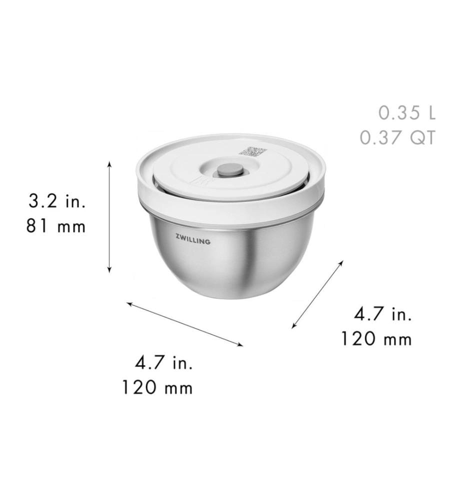 Zwilling - Contenant pour Systèmes de mise sous vide Fresh & Save S, acier inoxydable