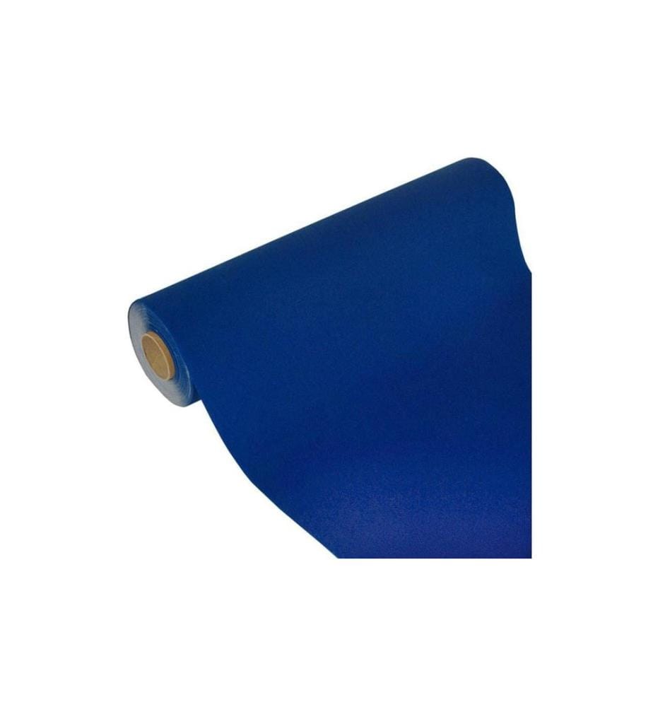 Papstar - Chemin de table Royal 40 cm x 2400 cm, Bleu foncé