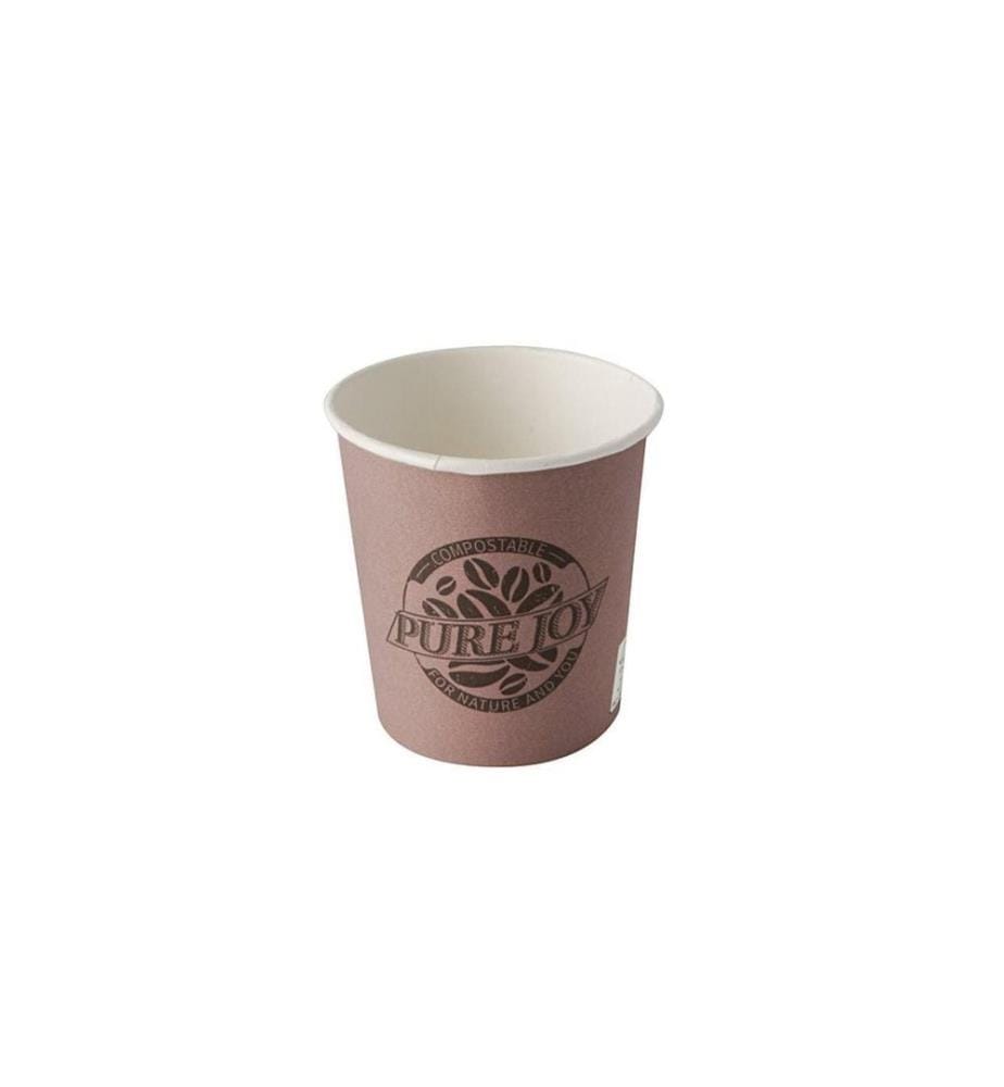 Papstar - Tasses à café jetables Pure 100 ml 80 Pièce/s, Violet