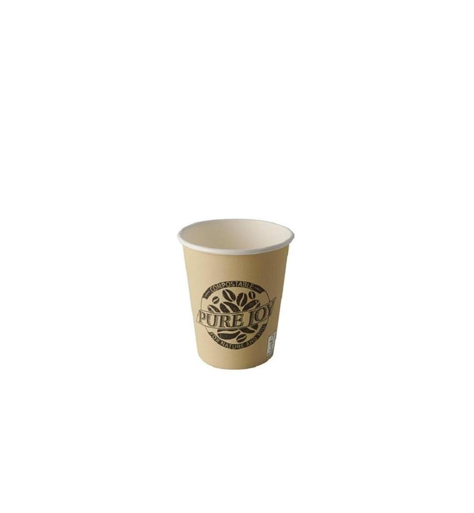 Papstar - Tasses à café jetables Pure 200 ml 50 Pièce/s, Crème
