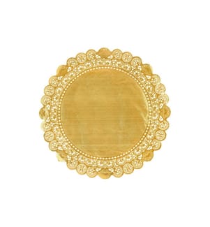Duni - Tortenspitzen rund 36 cm, 100 Stück, Gold