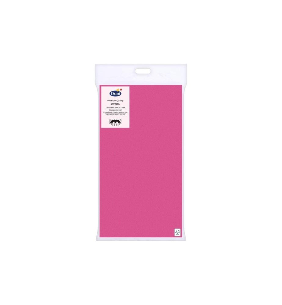 Duni - Nappe Duni -cel 118 cm x 180 cm, Fuchsia
