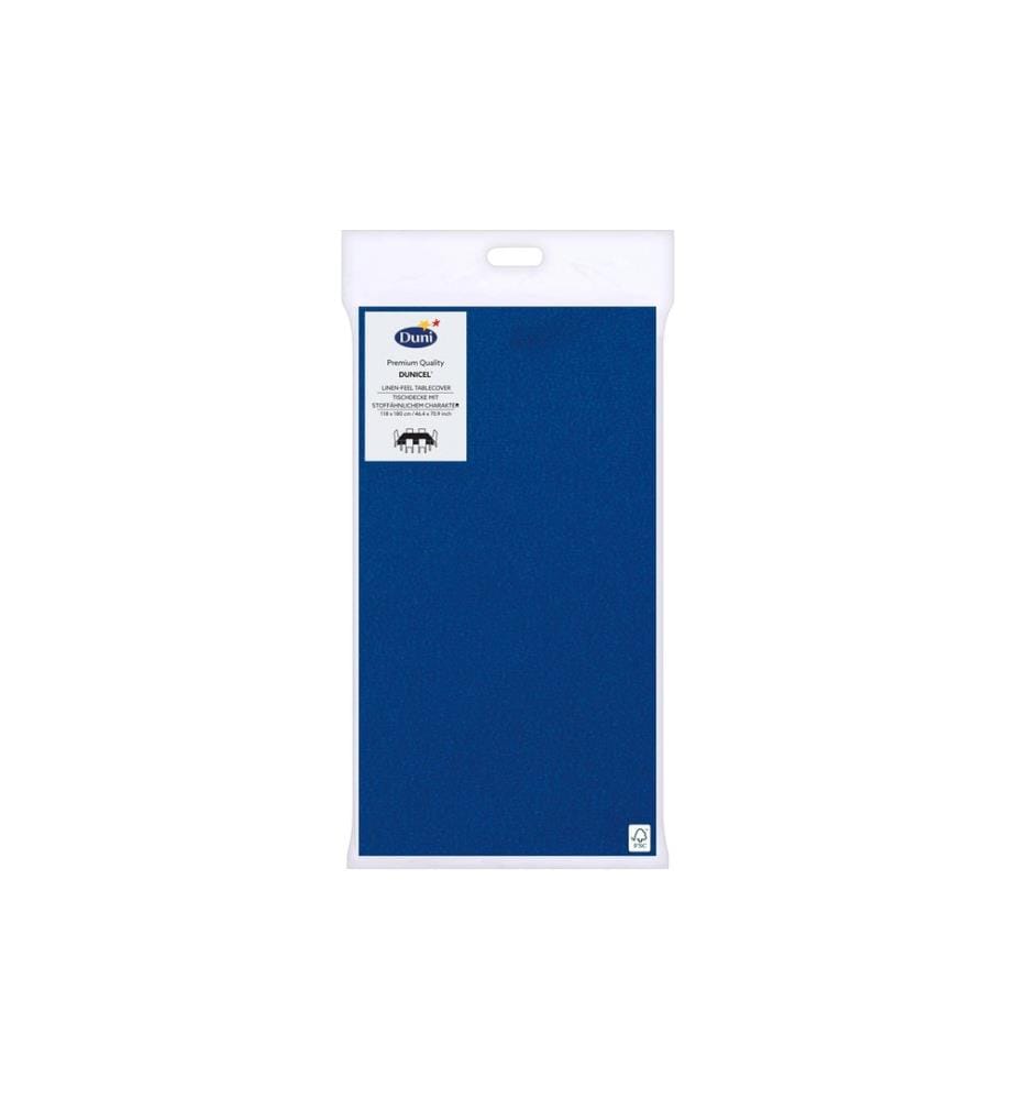 Duni - Tischdecke Duni -cel 118 cm x 180 cm, Blau/Dunkelblau