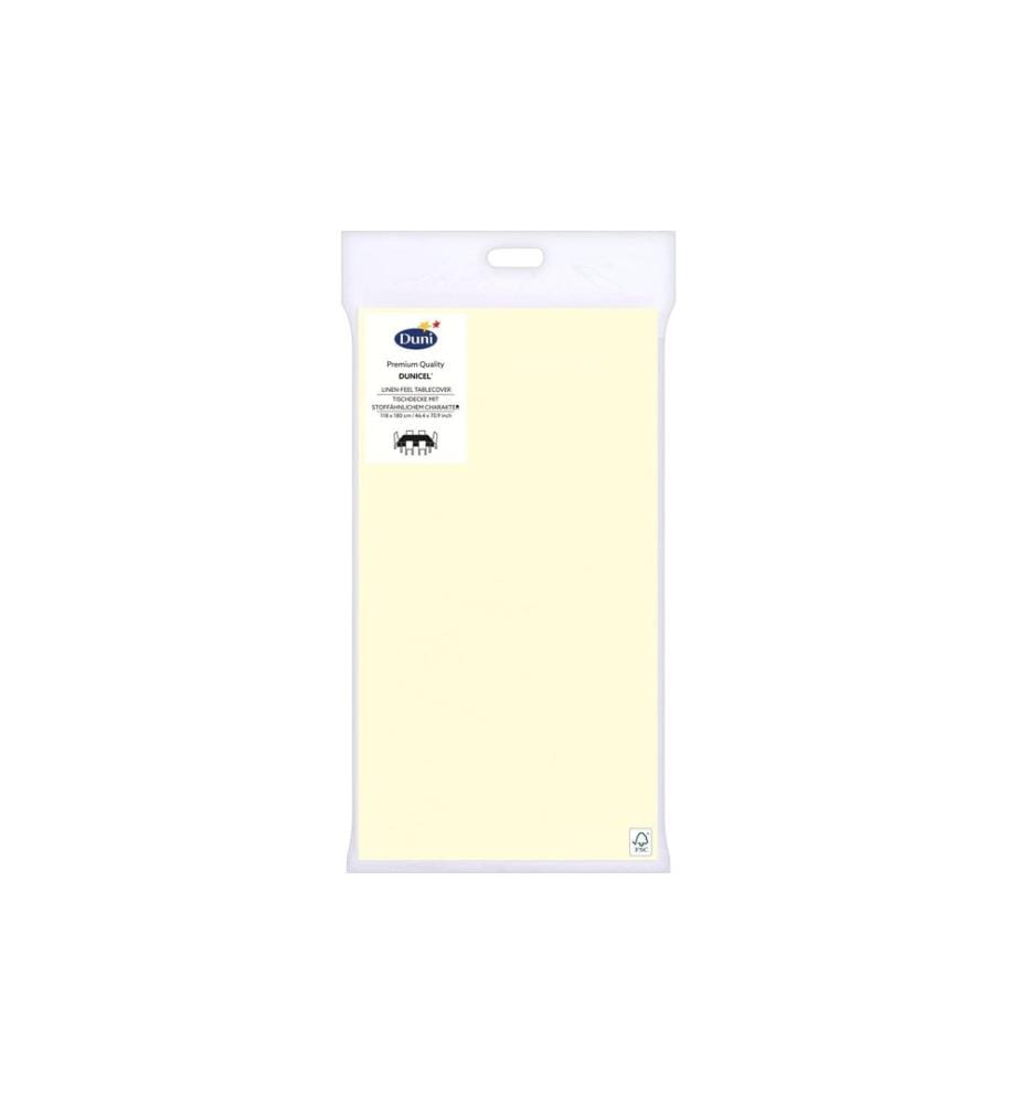 Duni - Nappe Duni -cel 118 cm x 180 cm, Cream