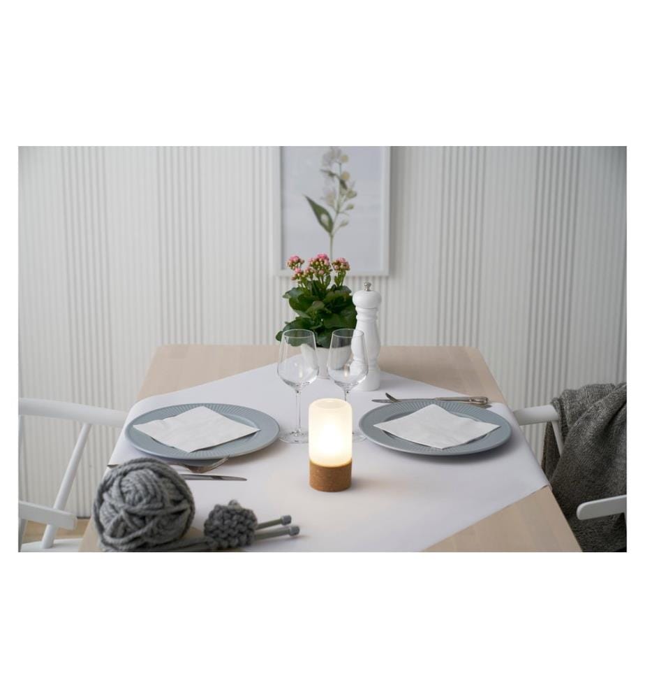 Duni - Nappe 105732 84 cm x 84 cm, Cream