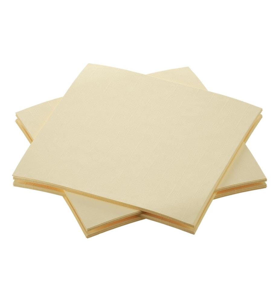 Duni - Serviettes à cocktail 20 cm x 20 cm, 180 Pièce/s, Cream