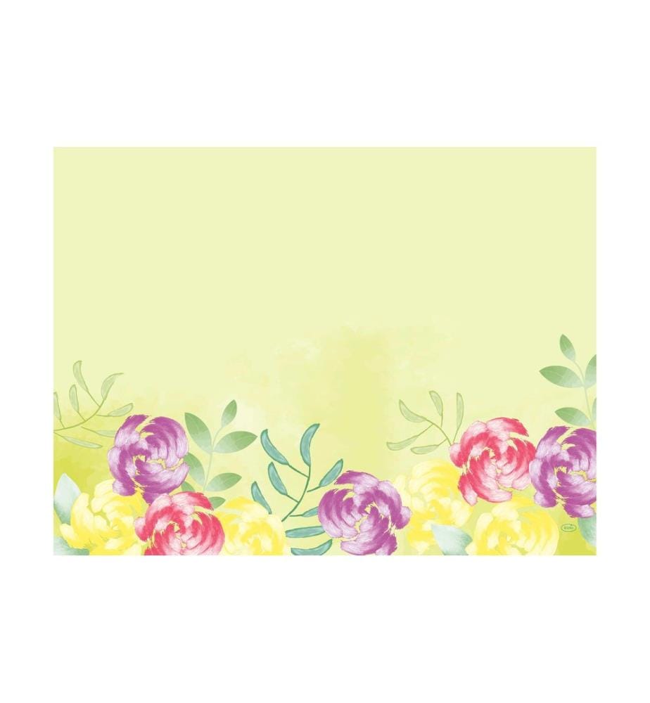 Duni - Set de table Soft Tropics 250 pièces, 40 cm x 30 cm, Jaune