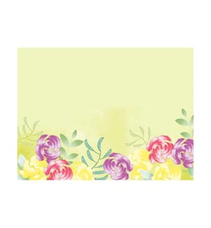 Duni - Set de table Soft Tropics 250 pièces, 40 cm x 30 cm, Jaune