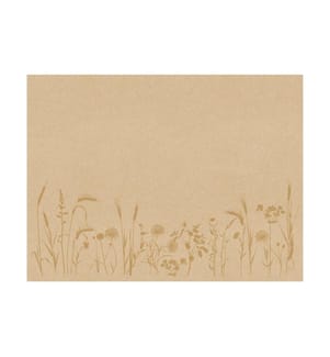 Duni - Set de table Bio DC Meadow 250 pièces, 30 cm x 40 cm, Nature
