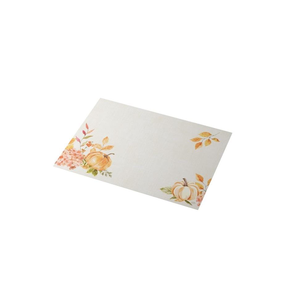 Duni - Set de table Spicy Pumpkin 100 pièces, 30 cm x 40 cm, Blanc