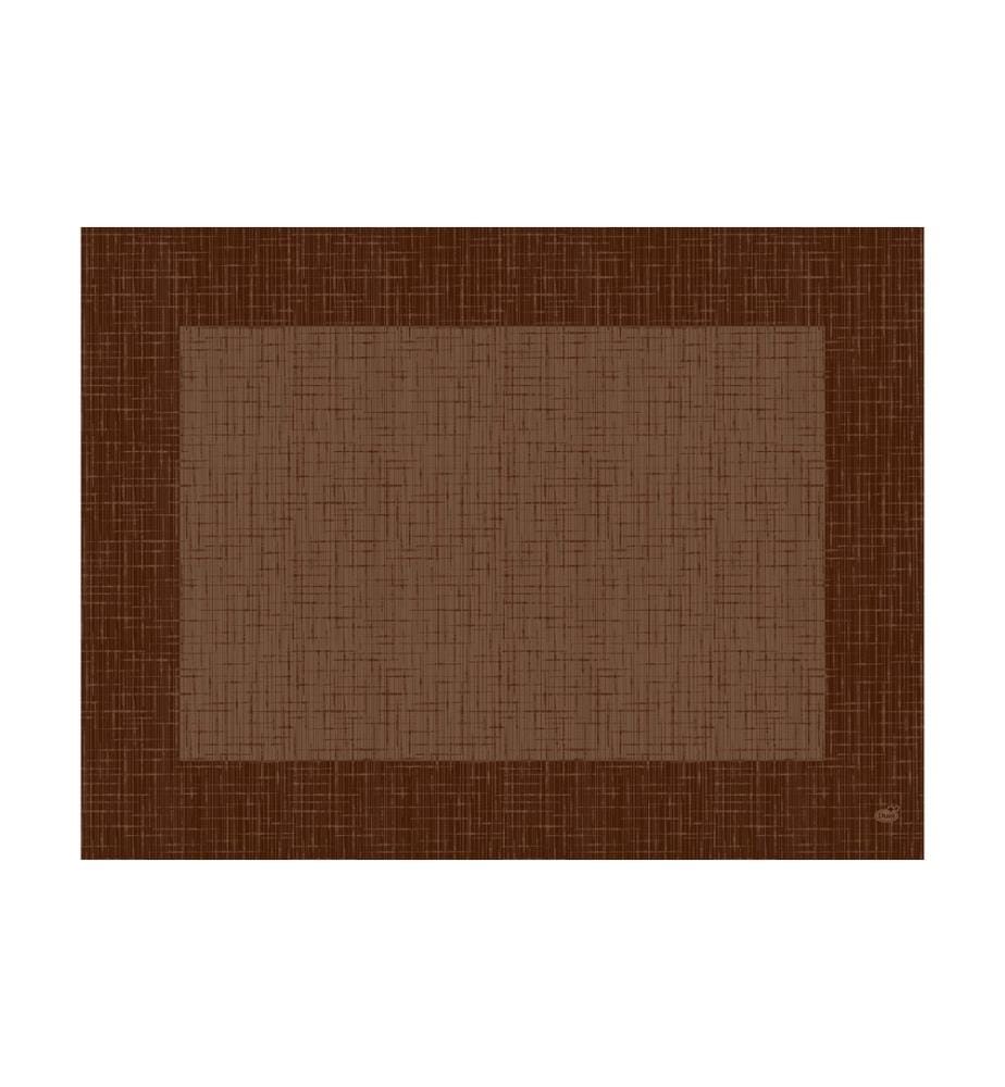 Duni - Set de table Bio DC Linnea 100 pièces, 30 cm x 40 cm, Noix