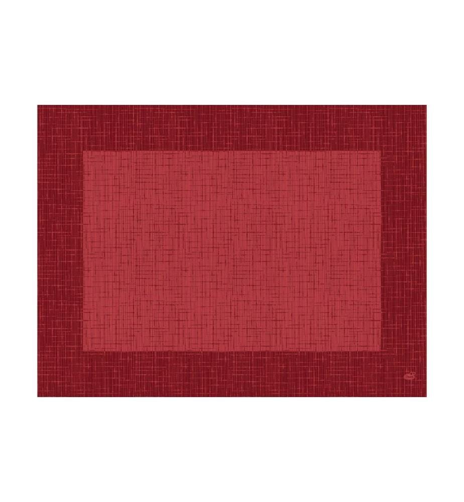 Duni - Set de table Bio DC Linnea 100 pièces, 30 cm x 40 cm, Bordeaux